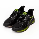 Herren Sportschuhe F21092 Black-Green | Mode