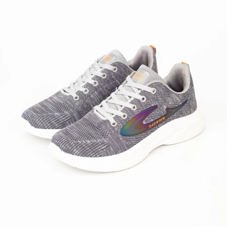 Herren Sportschuhe F2245 Hellgrau-Orange | Mode