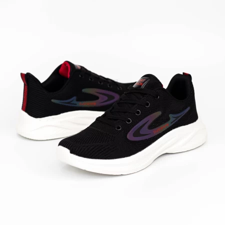 Herren Sportschuhe F2245 Schwarz-Red | Mode