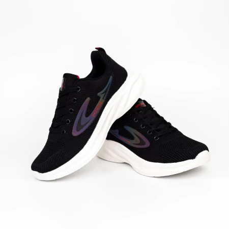 Herren Sportschuhe F2245 Schwarz-Red | Mode