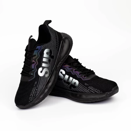 Herren Sports Schuhe HQ1892-4 Black-Biała | Mode