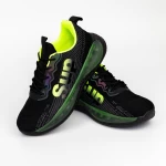 Herren Sports Schuhe HQ1892-5 Black-Green | Mode