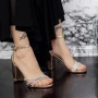 Sandalen mit dicken Absätzen 2xkk28 Champagner | Mei