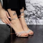 Sandalen mit dicken Absätzen 2xkk28 Champagner | Mei