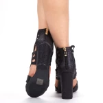 Schwarze kv9a dicke absätze sandalen sandalen Mei
