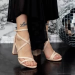 Sandalen mit dicken Absätzen 2xkk35 Beige | Mei