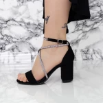 Sandalen mit dicken Absätzen 2xkk59 schwarz | Mei