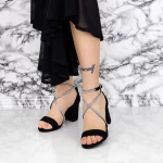 Sandalen mit dicken Absätzen 2xkk59 schwarz | Mei