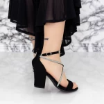 Sandalen mit dicken Absätzen 2xkk59 schwarz | Mei