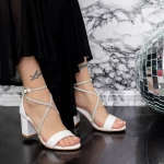 Sandalen mit dicken Absätzen 2xkk59 Weiß | Mei