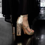 Sandalen mit dicken Absätzen 2xkk37 Zloty | Mei