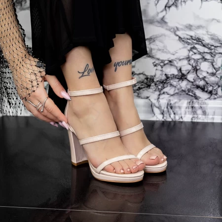 Sandalen mit dicken Absätzen 2xkk37 Beige | Mei