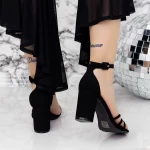 Sandalen mit dicken Absätzen 2xkk32 schwarz | Mei
