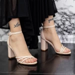 Sandalen mit dicken Absätzen 2xkk32 Beige | Mei
