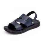 Herren Sandalen 72009 Blau Mels
