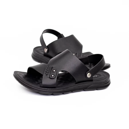 Männersandalen 5733 schwarz Mels