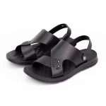 Männersandalen 5733 schwarz Mels