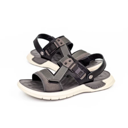 Herren Sandalen 803109 Grau Mels