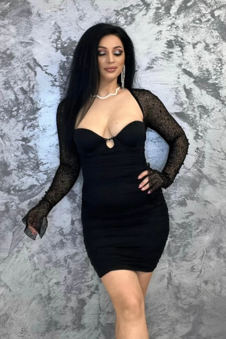 Frauenkleid 858059 Schwarz | Kikiriki