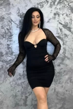 Frauenkleid 858059 Schwarz | Kikiriki