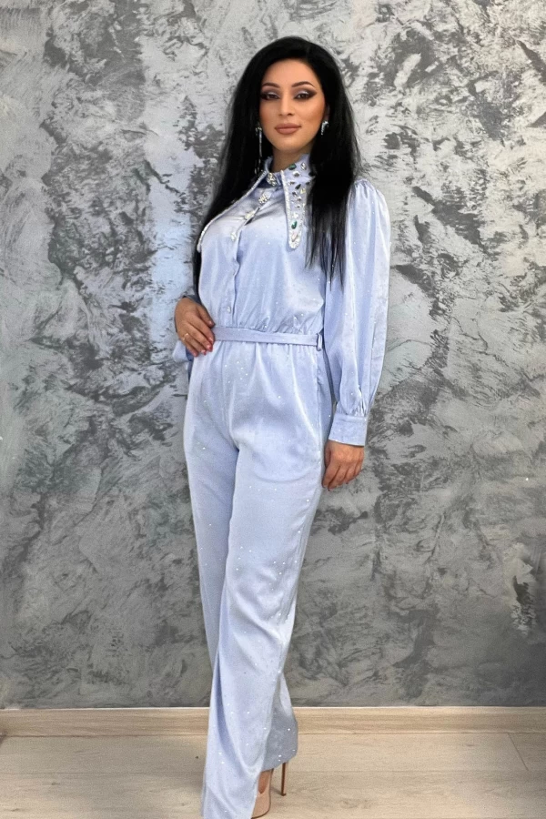 Frauen Overalls W9091 Blue | Kikiriki