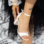 Sandalen mit dicken Absätzen 2RG23 Weiß | Mei