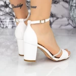 Sandalen mit dicken Absätzen 2RG23 Weiß | Mei