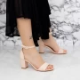 Sandalen mit dicken Absätzen xdr282a Beige | Mei