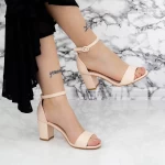 Sandalen mit dicken Absätzen xdr282a Beige | Mei