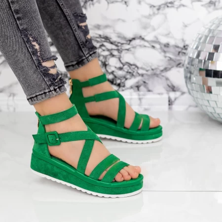 Frauensandalen 2SD10 Grün Mei