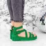 Frauensandalen 2SD10 Grün Mei