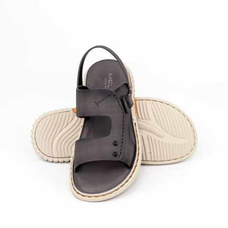 Herren Sandalen 803111 Grau Mels