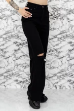 Frauen Jeans SJ952-1 Schwarz Fartfallin