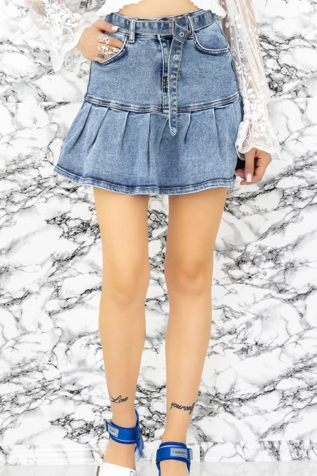 Jeansrock 22Y70176-220 Blue | Fartfallin