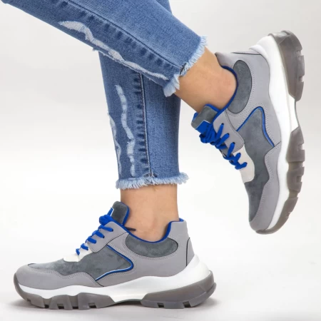 Frauen Sportschuhe SK019 Grau Botinelli