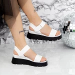 Sandalen auf der 2 km7 weißen Plattform Mei
