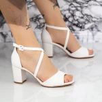 Sandalen mit dicken Absätzen 2RG25 Weiß | Mei