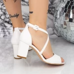 Sandalen mit dicken Absätzen 2RG25 Weiß | Mei
