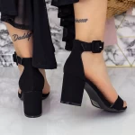 Sandalen mit dicken Absätzen 2xkk230 schwarz | Mei