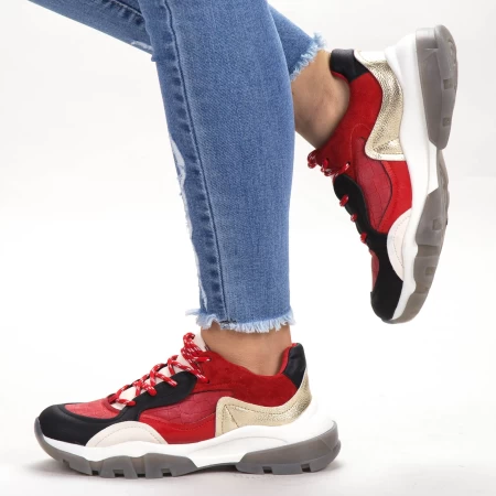 Frauen Sportschuhe SK022 rot Botinelli