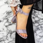 Sandalen mit dicken Absätzen 2xkk230 lila Mei
