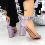 Sandalen mit dicken Absätzen 2xkk230 lila Mei