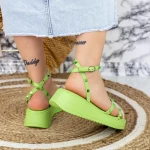 Frauen 2WS13 Sandalen grün Mei