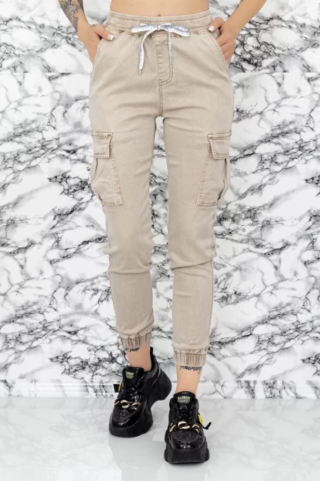 Frauenhose BF896-59 Beige | Gesicht