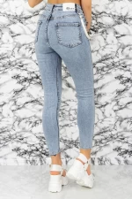 Frauen Jeans 50986 Blau Gesicht