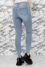 Frauen Jeans S0510-7 Blau Gesicht