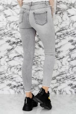 Frauen Jeans S6683-F Grey | Gesicht