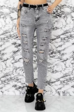 Frauen Jeans BF278-D Grey | Gesicht