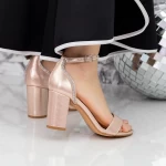 Sandalen mit einer dicken Ferse 2xkk58 Champagner | Mei