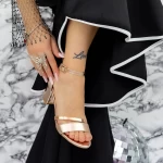 Sandalen mit dicken Absätzen 2xkk85 Champagner | Mei